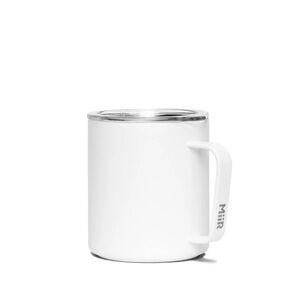 MiiR White Stainless Steel Camp Mug with Handle and Lid White